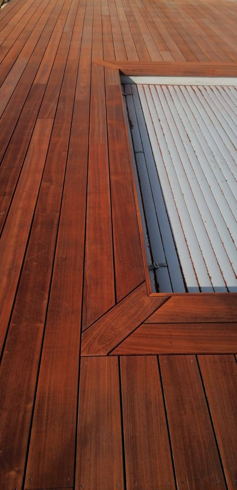 TERRASSE LAME DE PADOUK A LORGUES A PROXIMITE DE DRAGUIGNAN