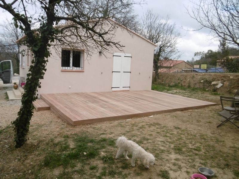 TERRASSE BOIS CUMARU A DRAGUIGNAN DANS LE VAR