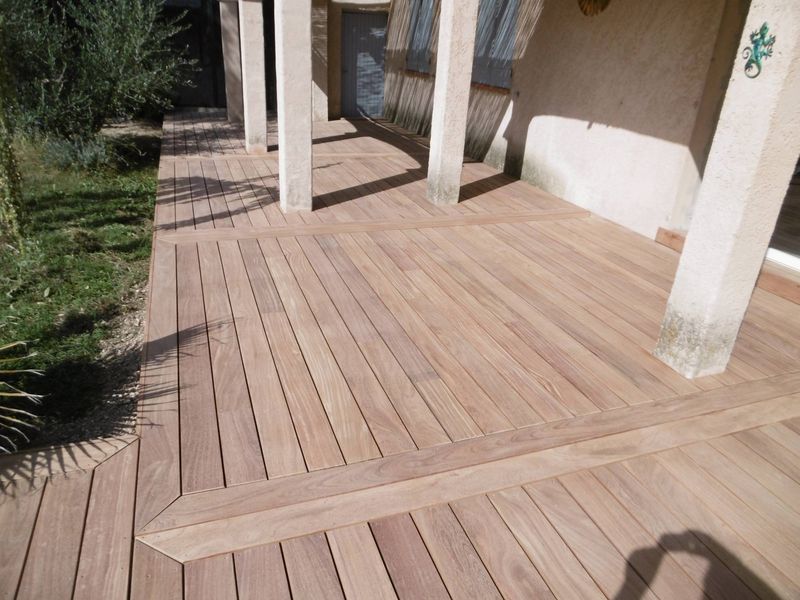 TERRASSE BOIS LAME CUMARU A RIANS DANS LE VAR