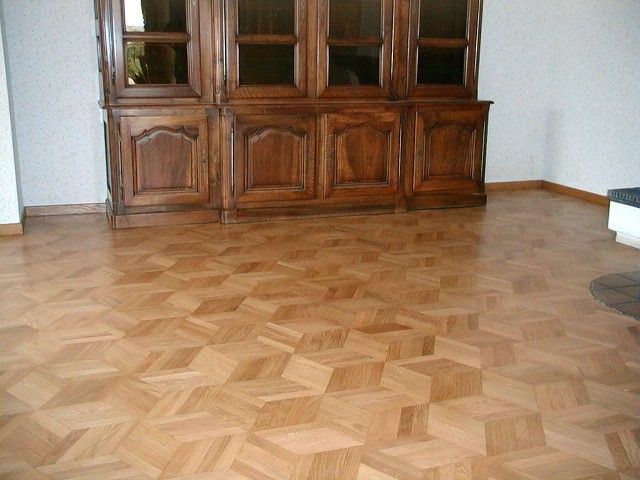 PARQUET CHENE COLLE MODELE HEXAGONE