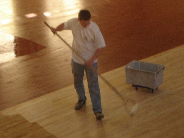 REALISATION DE LA VITRIFICATION D'UNE SALLE DE SPORT