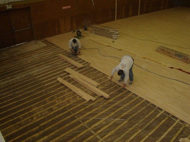 REALISATION DE LA RENOVATION D'UNE SALLE DE SPORT