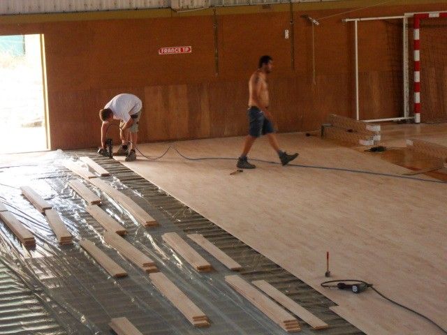 REFECTION ET RENOVATION D'UNE SALLE DE SPORT A PIERREFEU DANS LE VAR