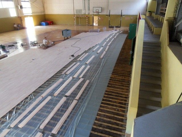 REFECTION ET RENOVATION D'UNE SALLE DE SPORT A PIERREFEU DANS LE VAR