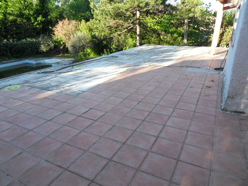 TERRASSE SUR ANCIEN CARRELAGE